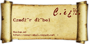 Czmór Ábel névjegykártya